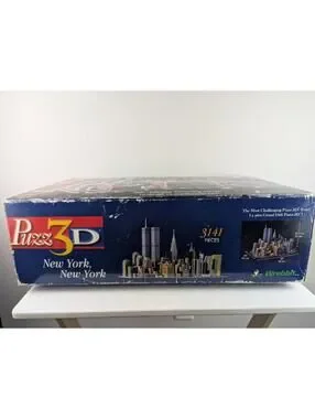 Games | Wrebbit Puzz 3d New York New York 3141 Piece Twin Towers Puzzle ...